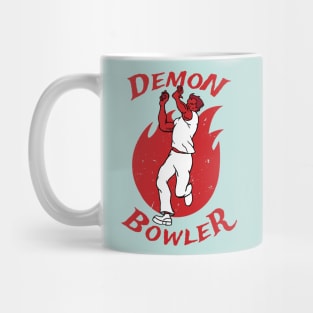 Cricket Player Demon Fast Bowler Cricket Fan Mug